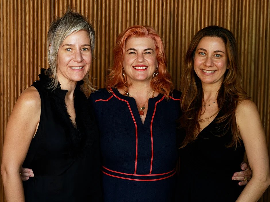Viva Day Spa founders Shannon Mouser, Maya Aroch, and Laurie Aroch