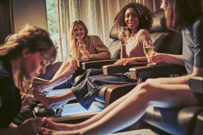 Manicure and pedicure services at Viva Day Spa Austin